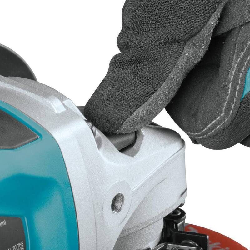 Makita 18V Brushless 4-1/2 in. / 5 in. Amoladora Angular Inalámbrica con Interruptor de Paleta y Freno Eléctrico (Solo Herramienta) - XAG20Z