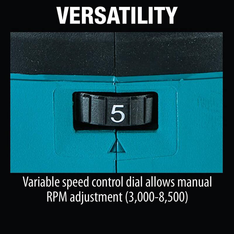 Makita 18V Brushless 4-1/2 in. / 5 in. Amoladora Angular Inalámbrica con Interruptor de Paleta y Freno Eléctrico (Solo Herramienta) - XAG20Z