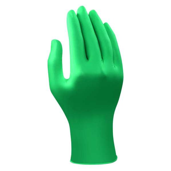 Ansell TouchNTuff, Guantes Resistentes a Químicos de 9 1/2 pulgadas, de Nitrilo, sin Polvo, de 5 mil, Talla Mediana (8), Paquete de 100 - 92-600