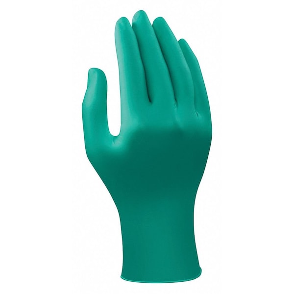 Ansell TouchNTuff, Guantes Resistentes a Químicos de 9 1/2 pulgadas, de Nitrilo, sin Polvo, de 5 mil, Talla Mediana (8), Paquete de 100 - 92-600