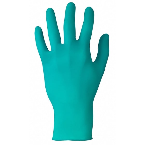 Ansell TouchNTuff, Guantes Resistentes a Químicos de 9 1/2 pulgadas, de Nitrilo, sin Polvo, de 5 mil, Talla Mediana (8), Paquete de 100 - 92-600
