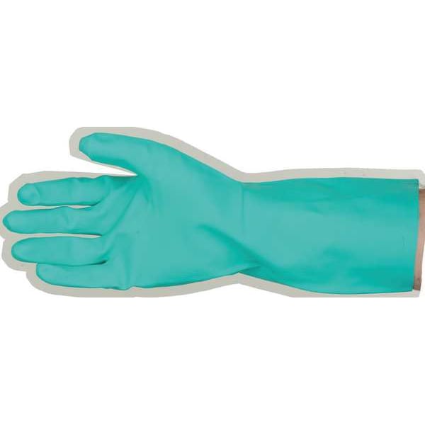 Guantes resistentes a químicos Showa 13", de nitrilo, talla 8, 1 par - 730-08