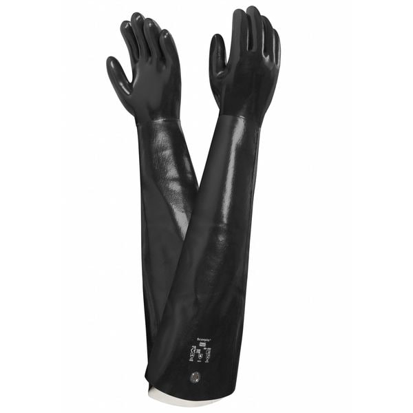 Guantes Resistentes a Químicos Ansell de 31 pulgadas, Neopreno, Talla 10, 1 par - 09-430