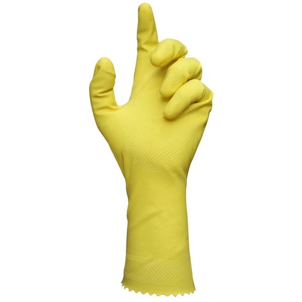 Guantes resistentes a productos químicos Ansell de 12 pulgadas, látex de caucho natural, talla 8, 1 par - 87-198