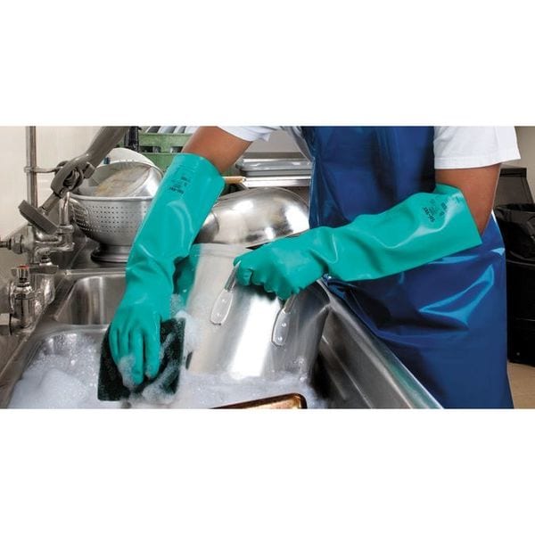 Guante resistente a productos químicos de Ansell, 22 mil, Talla 10, PR - 37-185