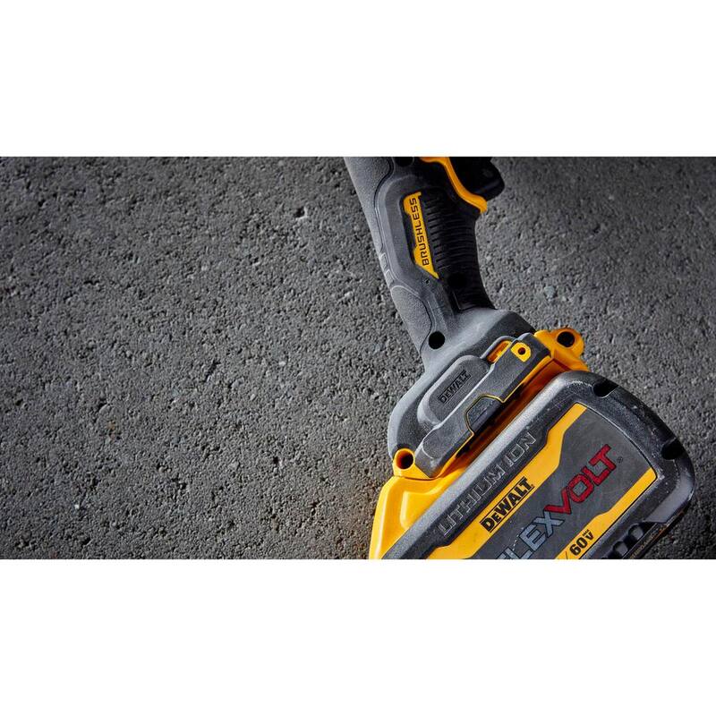 DEWALT FLEXVOLT 60V MAX Amoladora Angular Inalámbrica con Batería de Iones de Litio sin Escobillas de 7 pulgadas - DCG440X2