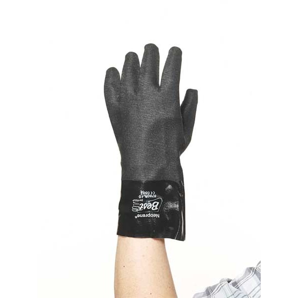 Guantes resistentes a químicos Showa de 12", de Neopreno, 10, 1 par - 6780R