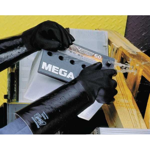 Guantes resistentes a químicos Showa de 12", de Neopreno, 10, 1 par - 6780R