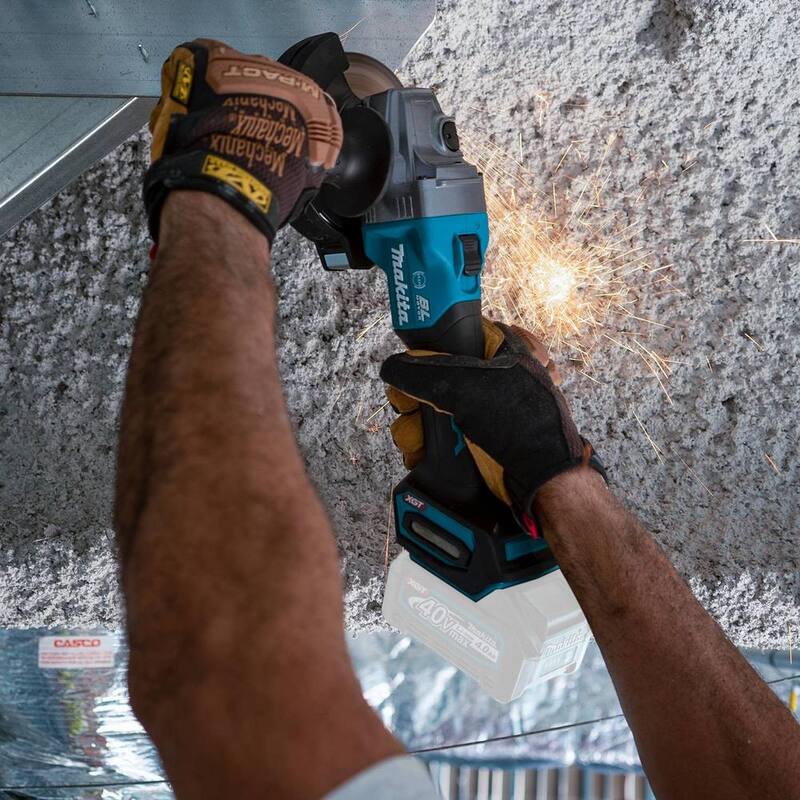 Makita 40V Max XGT Amoladora Angular Inalámbrica sin Escobillas de 4-1/2/5 pulgadas con Freno Eléctrico (Herramienta Solamente) - GAG01Z