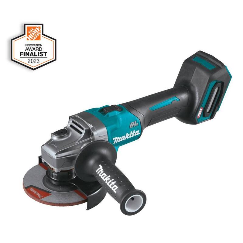 Makita 40V Max XGT Amoladora Angular Inalámbrica sin Escobillas de 4-1/2/5 pulgadas con Freno Eléctrico (Herramienta Solamente) - GAG01Z