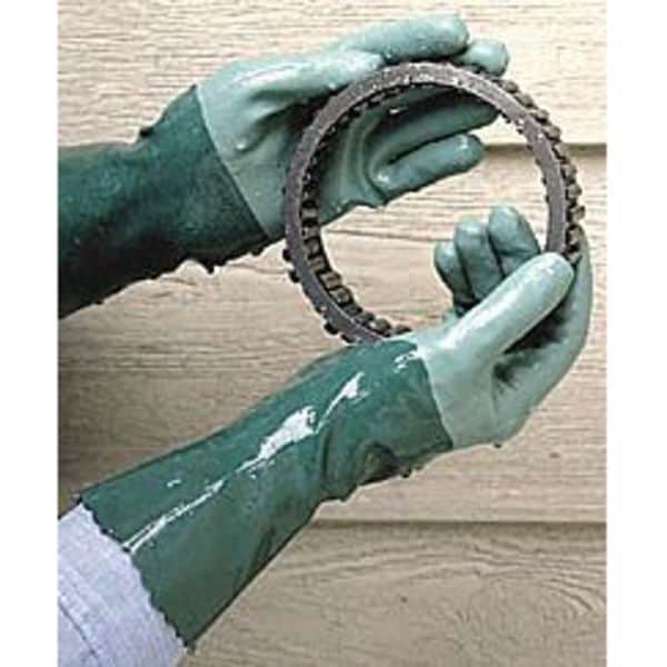 Guantes Resistentes a Químicos Ansell de 12", Neopreno, Talla 10, 1 par - 08-352