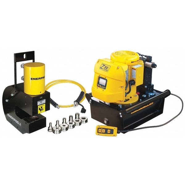 Enerpac SP5000, 50 Ton, Hydraulic Punch Set and Die Set with Electric Pump - SP5000