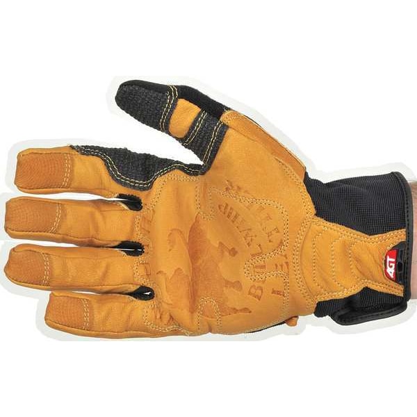 Guantes Ironclad Performance Wear para Mecánicos, L, Color Beige, Cuero/Nylon Acanalado/Spandex - RWG2-04-L
