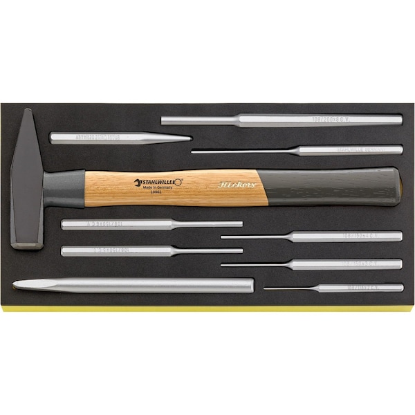 Stahlwille Tools Hammer, chisels etc. i.TCS inlay No.TCS 102-108/10960/10 1/3-tray10-pcs. - 96830361