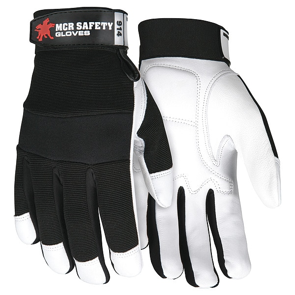 Guante Mecánico de Seguridad Mcr, L, Dedo Completo, PR - 914L
