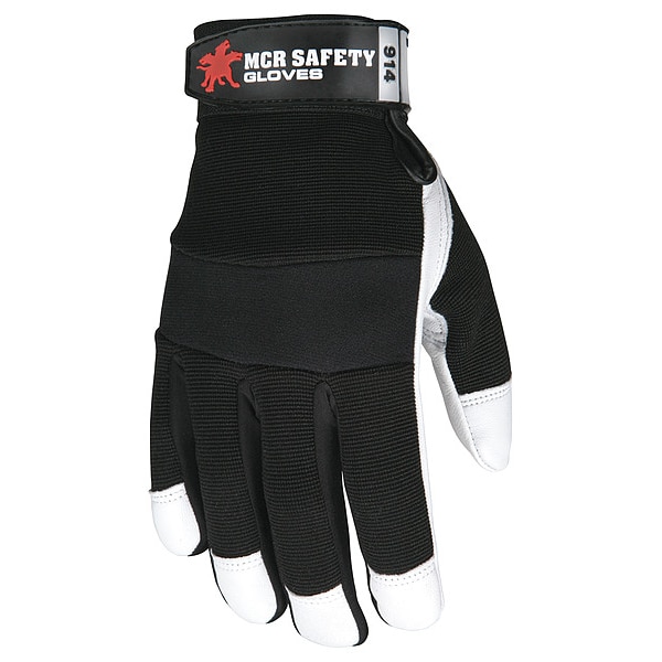 Guante Mecánico de Seguridad Mcr, L, Dedo Completo, PR - 914L