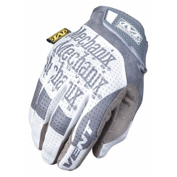 Guantes de mecánico Mechanix Wear, L, Gris/Blanco, malla - MSV-00-010