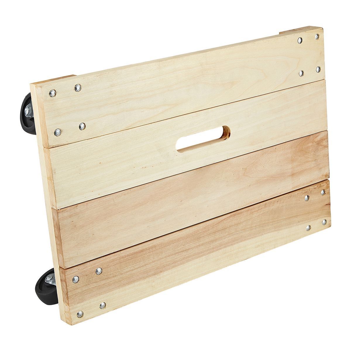 Dolly de madera maciza con capacidad de 1000 lb y plataforma sólida de 24 pulgadas x 16 pulgadas de Haul-Master - 56782