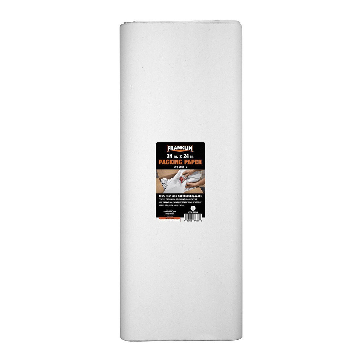 Papel de empaque Franklin de 24 pulgadas por 24 pulgadas, 200 piezas - 59585