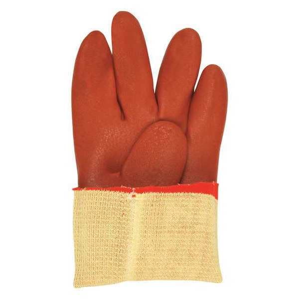 Guantes químicos resistentes de 12" Mcr Safety, PVC, 3XL, paquete de 12 - 6620KVXXXL