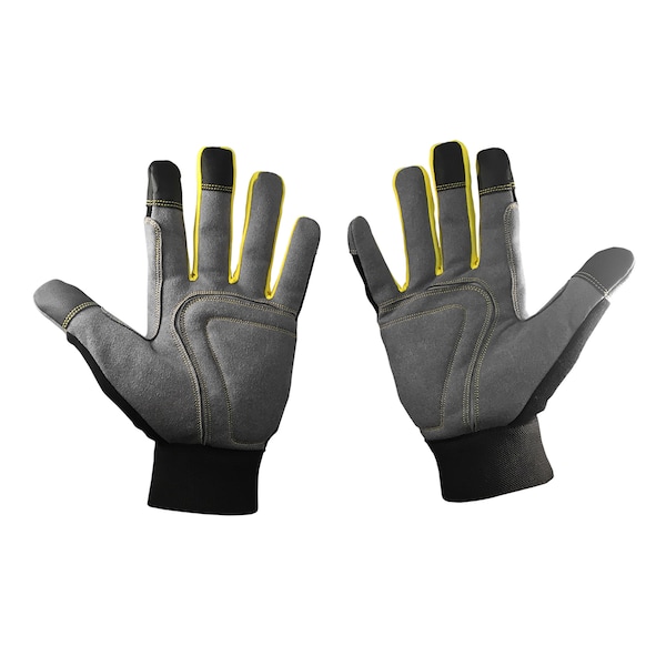 Guante de Trabajo Universal con Ajuste Perfecto de Gamuza Ultraligera sin Fricción, Amarillo - WG100005
