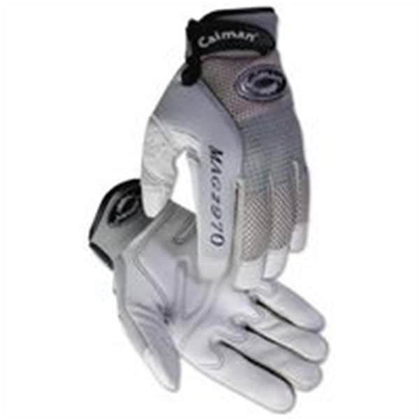 Guantes Mecánicos de Piel de Ciervo Caimán M.A.G. Gris - Extra Grande - Piel de Ciervo - Sin Forro - Gris - Negro - 607-2970-XL
