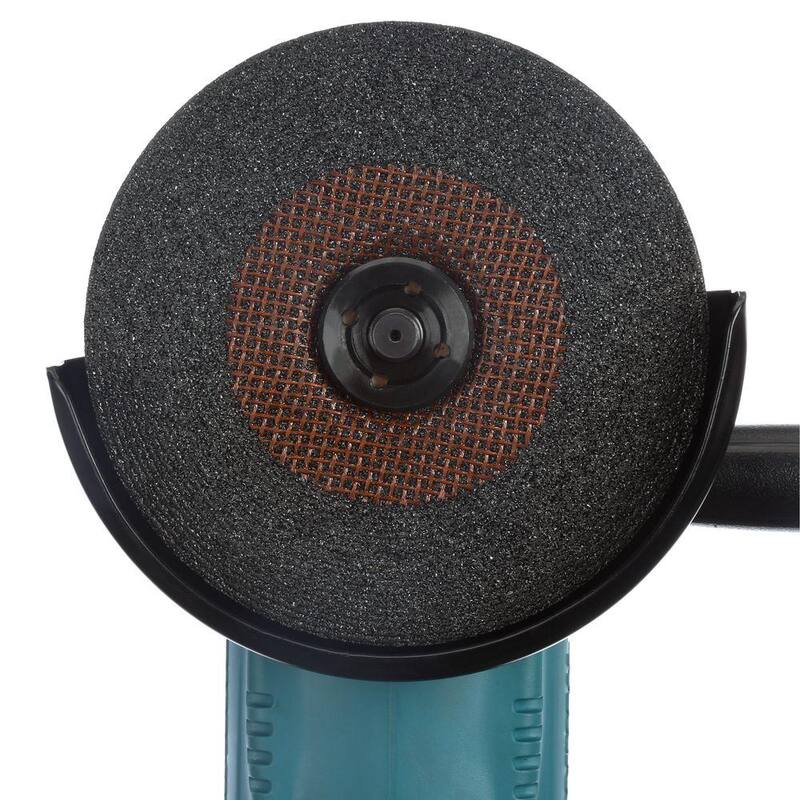 Makita 15 Amperios Cableado 7 pulgadas Amoladora Angular con Rueda de Rectificado, Mango Lateral y Protector de Rueda con Rueda de Copa de Diamante de 7 pulgadas y 24 segmentos - GA7021-A-96425