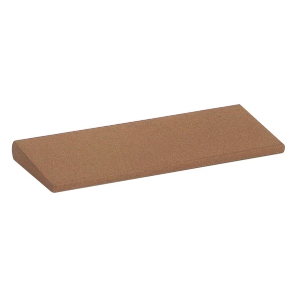 Norton Co Round Edge Slip File, Model: India - MS34, Aluminum Oxide, Grit: Medium, 4-1/2 x 1-3/4 x 3/8 x 1/8 - 614636-87165
