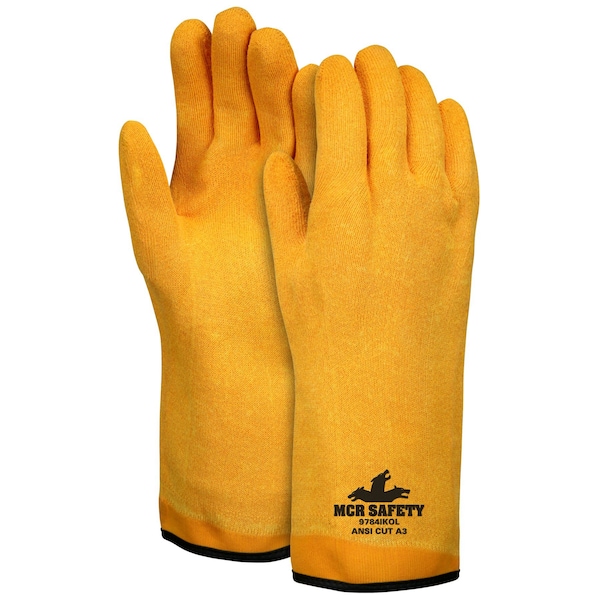 Guantes de seguridad Mcr, 13'' NBR Gaunt/Kevlar XL, Paquete de 12 - 9784IKOXL