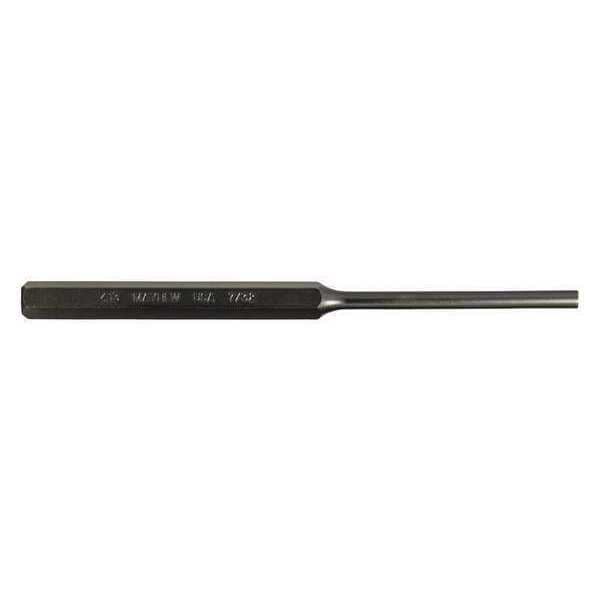 Mayhew Pro Pin Punch, 6in L, 7/32in Tip, Steel, BO - 21219