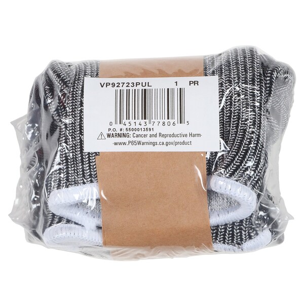 Guantes de seguridad Mcr, VP, Cortados Pro, 13 ga S/P HPPE, PU negro S, 96 paquetes - VP92723PUS