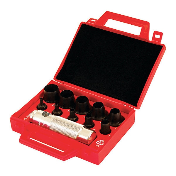 Allpax Metric Hollow Punch Kit, 11 pcs. - AX1350