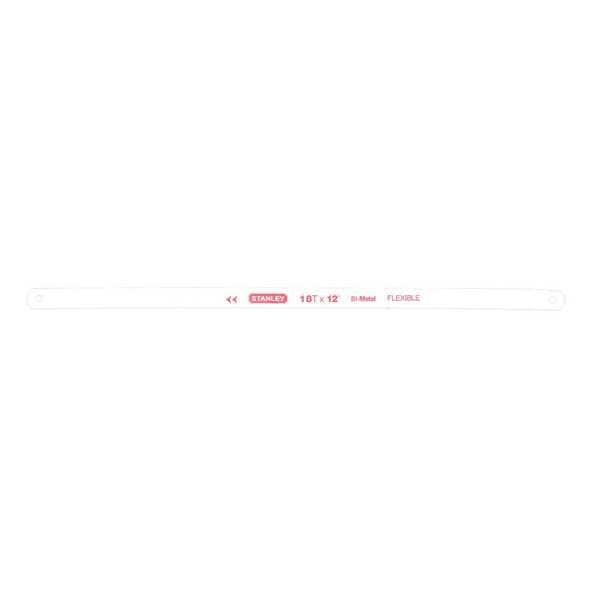 Stanley Hacksaw Blade, 12 In, 18TPI, Bi-Metal - 15-632