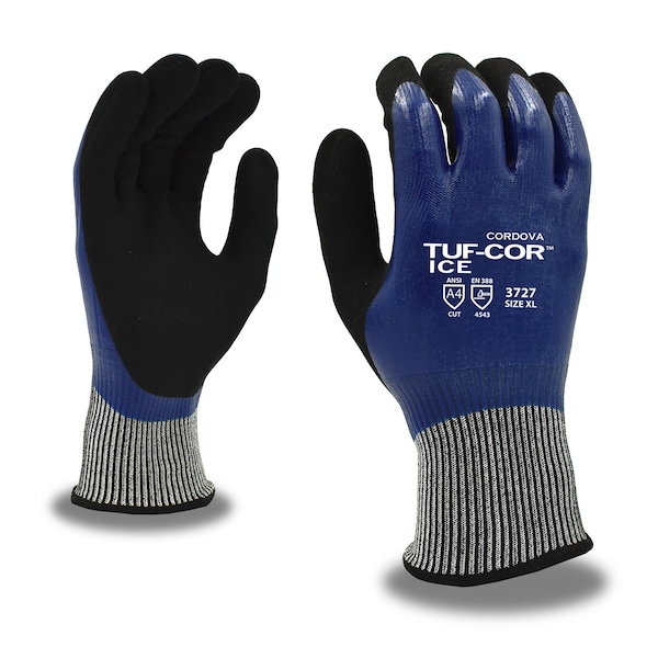 Cordova TUF-COR ICE, Guantes de Corte HPPE, nivel A4, 7XL - 3727XL