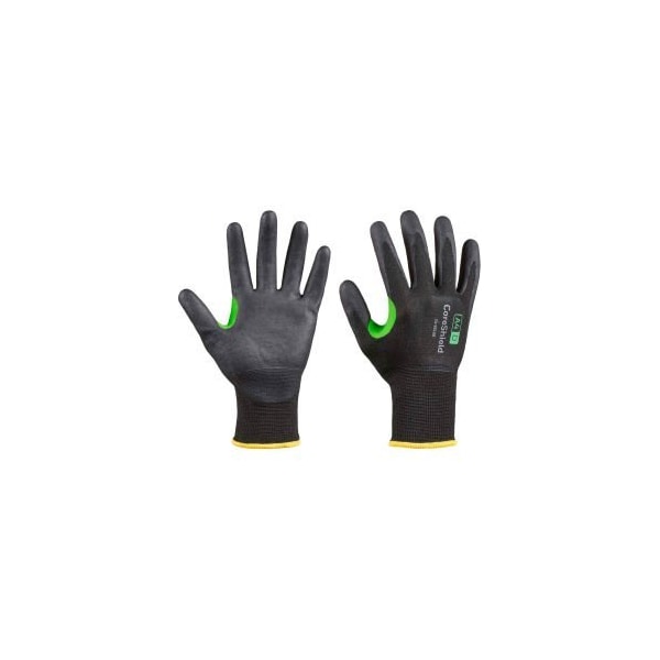 Honeywell North Coreshield, Calibre 18, Forro Negro de Hppe/Acero, Revestimiento Negro de Nitrilo Microespumado, A4/D 4X31D A4 - 24-9518B/9L.