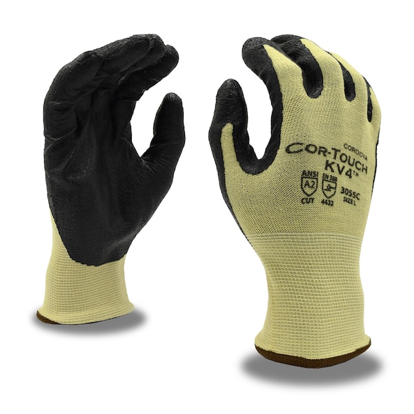 Cordova COR-TOUCH KV4, Guantes de corte A2 de Aramida/Lycra, M, paquete de 12 - 3055CM