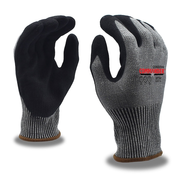 Cordova COMANDANTE, Guantes de corte A7 de HPPE/Glass/Steel, 2XL - 3732XL
