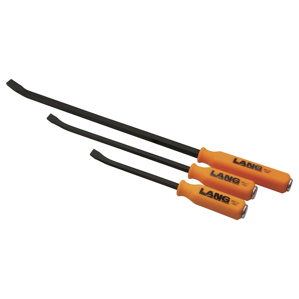Kastar Hand Tools/A&E Hand Tools/Lang PRY BAR 3PC SET CURVED W/STRIKE HNDL - KH853-3ST