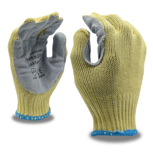 Cordova CCT, Sabre, Palma de cuero de res, Guantes con corte A5, XS, paquete de 12 - 3390XS