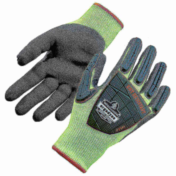 Guantes resistentes al corte con recubrimiento de nitrilo de lima en nivel 4 de DIR, talla 2XL - 17916 Ergodyne