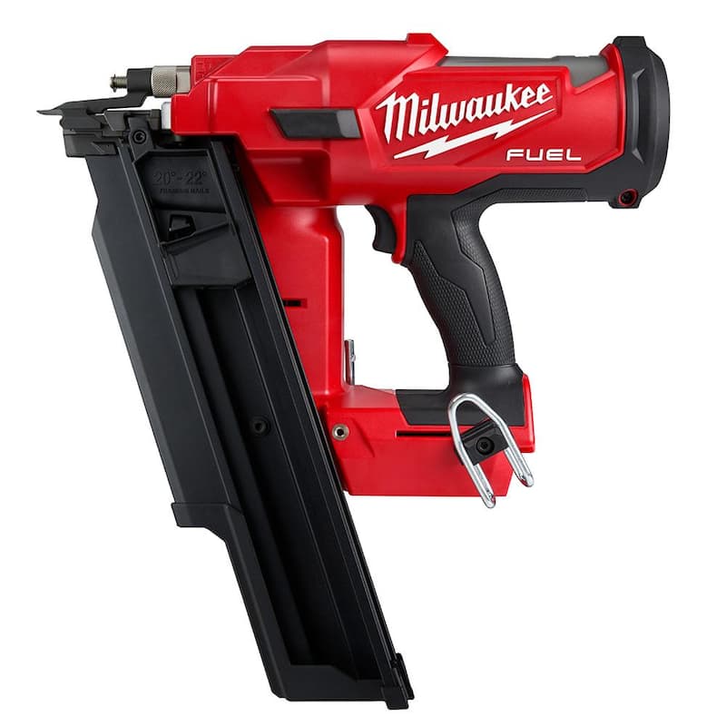 Clavadora inalámbrica Milwaukee M18 FUEL de 18 voltios y 21 grados de ángulo con tecnología de iones de litio y cepillado sin escobillas (solo la herramienta) - 2744-20.
