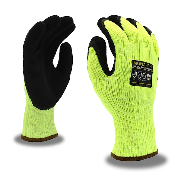 Cordova MONARCH SUB-ZERO, Palma de Látex, Guantes con Corte A5, L - 3740L