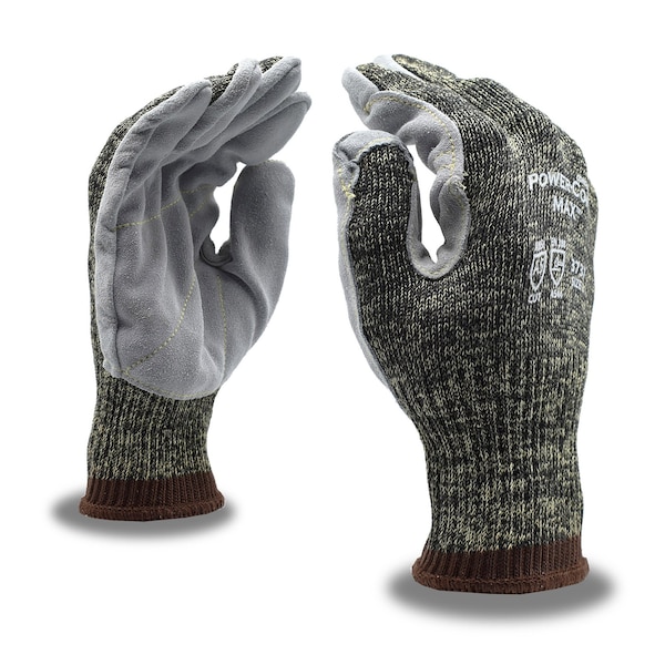 Guantes Cordova Power-Cor Max, Aramida/Acero/Algodón, Divididos, de Piel de Cerdo, Corte A5, 7XL - 3737XL