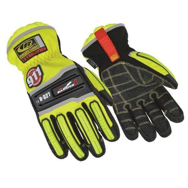 Guantes de Extracción Ringers Gloves, Alto Visibilidad Verde, XL - 327-11