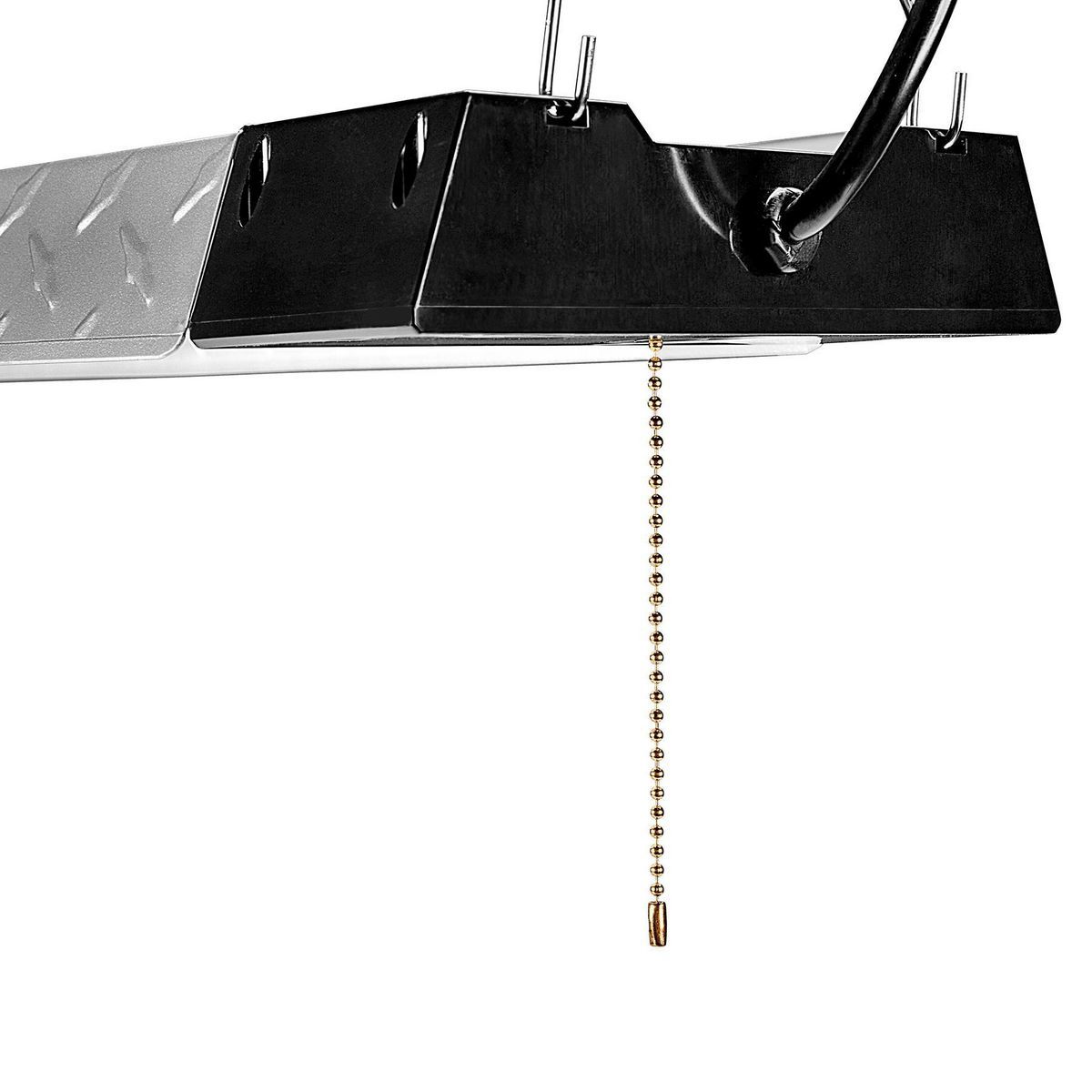 Luz de taller colgante LED de placa de diamante Linkable de 4 ft y 10,000 lúmenes de Braun - 56780