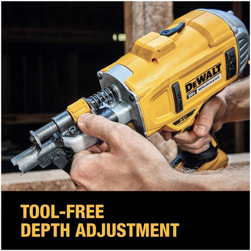 DEWALT 20V MAX XR Clavadora inalámbrica de iones de litio sin escobillas 2 velocidades 21° de plástico (herramienta solamente) - DCN21PLB