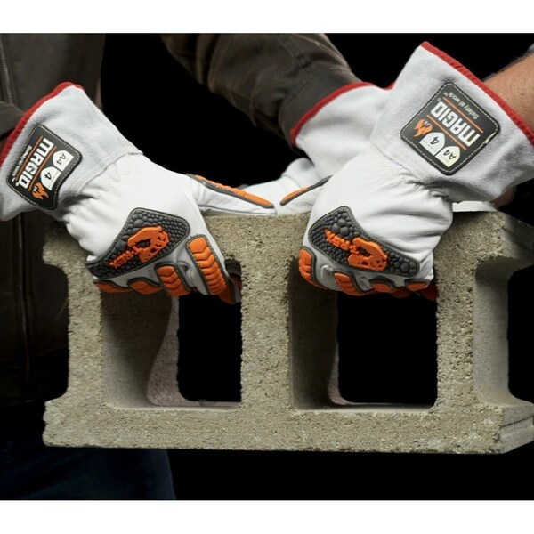 Serie de guantes de soldador de piel de cabra Magid TREX Inferno TRX848 FR Nivel de corte A4 - TRX848S