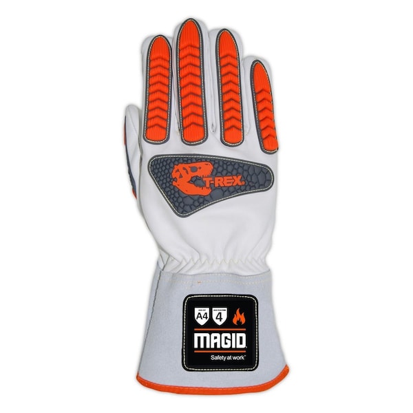 Serie de guantes de soldador de piel de cabra Magid TREX Inferno TRX848 FR Nivel de corte A4 - TRX848S
