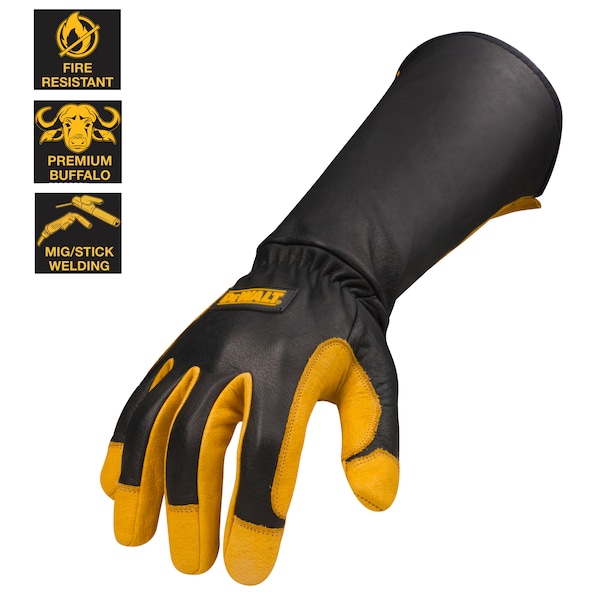Guantes de soldadura de cuero premium Dewalt, 3X-Grande - DXMF040513XL