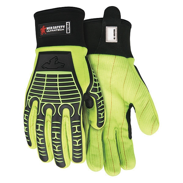 Guante Mecánico Mcr Safety, M, Dedo Completo, PR - MC504M